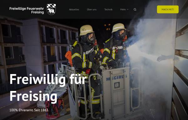 Vorschau von www.feuerwehr-freising.de, Freiwillige Feuerwehr Freising