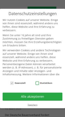 Vorschau der mobilen Webseite www.lbv-sachsenanhalt.de, Landesbauernverband Sachsen-Anhalt e.V.