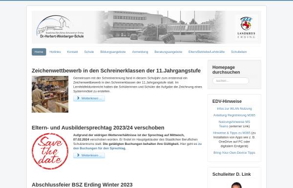 Vorschau von www.bs-ed.de, Staatliche Berufsschule