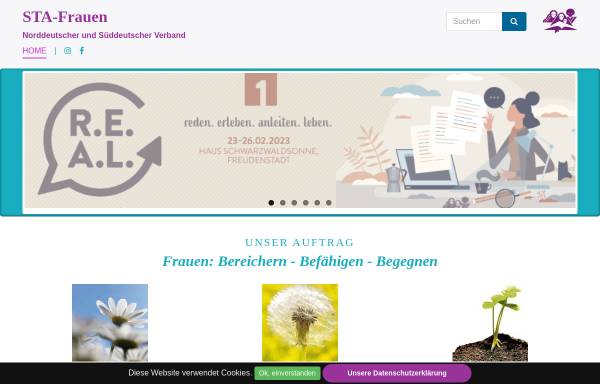 Vorschau von www.sta-frauen.de, Abteilung Frauendienste