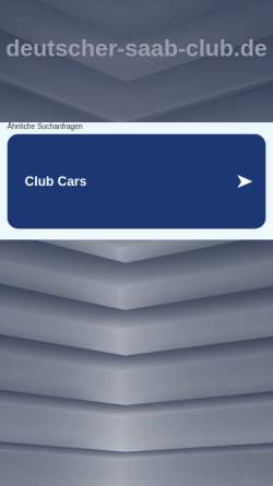 Vorschau der mobilen Webseite www.deutscher-saab-club.de, 1. Deutschen Saab-Club e.V.