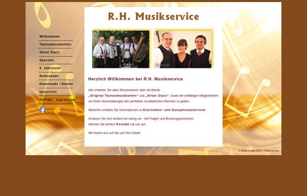 Vorschau von www.rh-musikservice.de, RH Musikservice