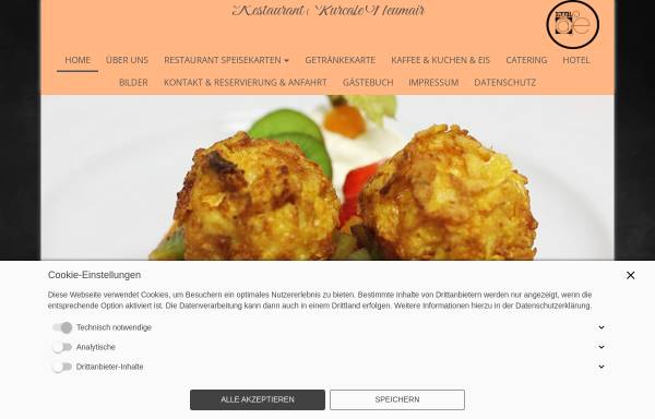 Vorschau von www.kurcafe.net, Restaurant Kurcafé Neumair