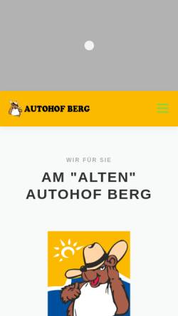 Vorschau der mobilen Webseite autohof-berg.info, Autohof Berg / DEA-Tankstelle