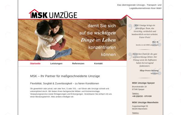 Vorschau von www.koenig-umzuege.de, König Umzüge