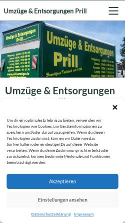Vorschau der mobilen Webseite umzuege-matthias.de, Wutow & Peschke GbR