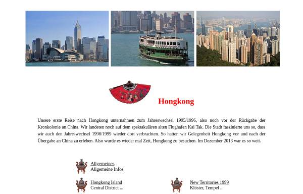 Vorschau von www.vivien-und-erhard.de, Reiseerinnerungen Hongkong [Vivien & Erhard Veit]