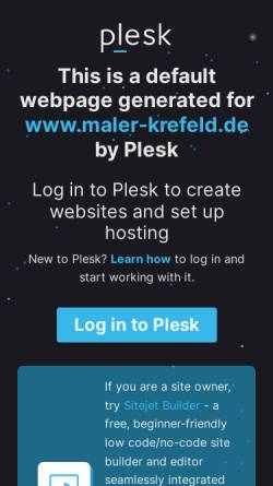 Vorschau der mobilen Webseite www.maler-krefeld.de, Maler- und Lackierer-Innung
