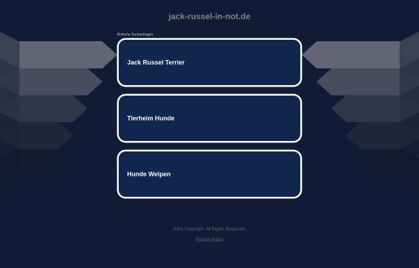 Vorschau von www.jack-russel-in-not.de, Jack Russel in Not