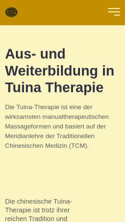 Vorschau der mobilen Webseite tuina.or.at, ÖGT - Österreichische Gesellschaft für Tuina
