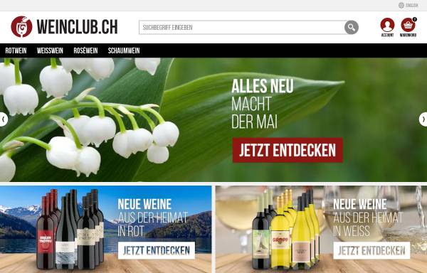 Vorschau von www.weinclub.ch, Weinclub