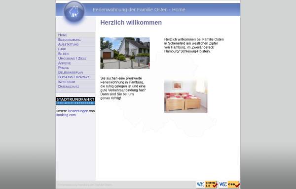 Vorschau von www.ferienwohnung-osten.de, Ferienwohnung der Familie Osten