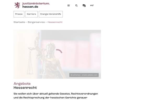 Vorschau von www.hessenrecht.hessen.de, Hessisches Landesrecht