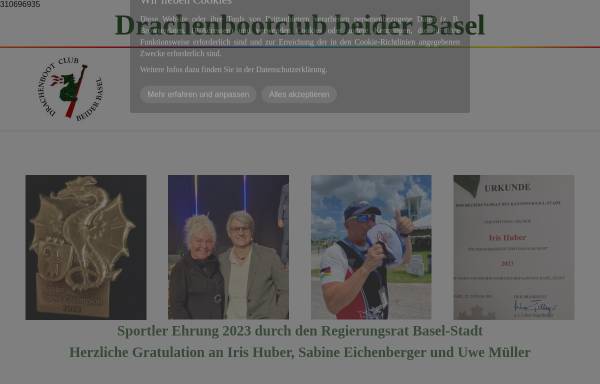 Vorschau von www.drachenboot.ch, Drachenboot Club beider Basel