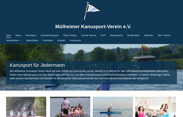 Vorschau von www.kanu-mh.de, Mülheimer KV Dragon Team