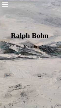 Vorschau der mobilen Webseite www.ralphbohn.de, Bohn, Ralph