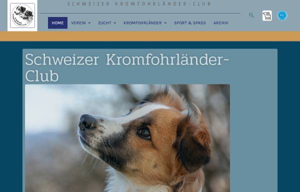 Vorschau von www.kromfohrlaender-club.ch, Schweizer Kromfohrländer Club