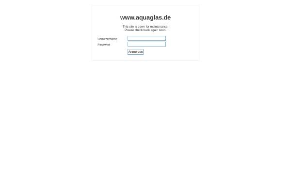 Vorschau von www.aquaglas.de, AquaGlas