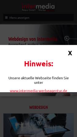 Vorschau der mobilen Webseite www.intermedia-group.de, Intermedia-Network