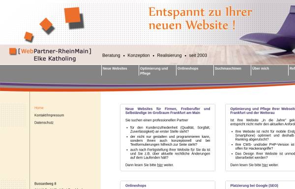 Vorschau von www.webpartner-rheinmain.de, Webpartner Rhein Main