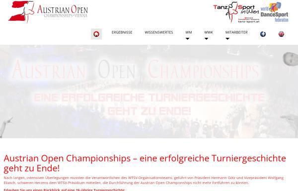 Vorschau von www.austrianopen.at, Austrian Open Wien