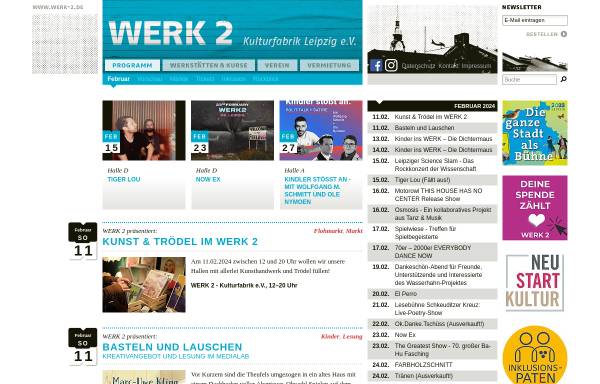 Vorschau von www.werk-2.de, Werk II