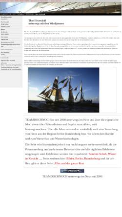 Vorschau der mobilen Webseite www.teamdochnoch.de, Thor Heyerdahl - Auf dem Atlantik
