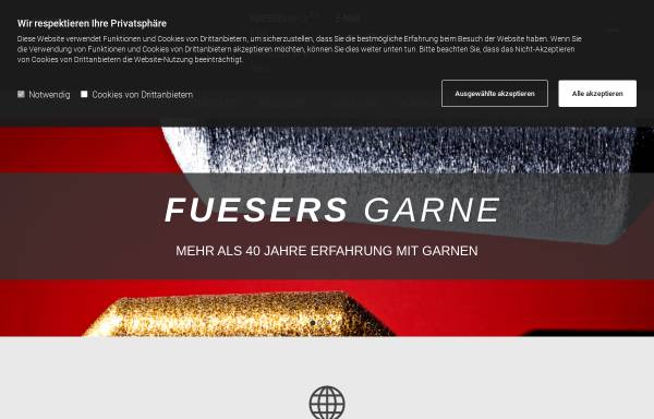 Vorschau von www.fuesers.de, Fuesers Garne GmbH