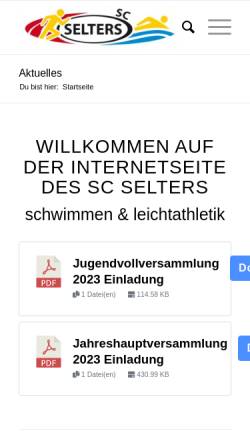 Vorschau der mobilen Webseite www.sgww.de, Sportgemeinschaft Westerwald