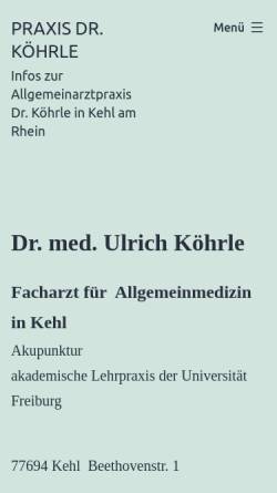 Dr. med. Ulrich Koehrle