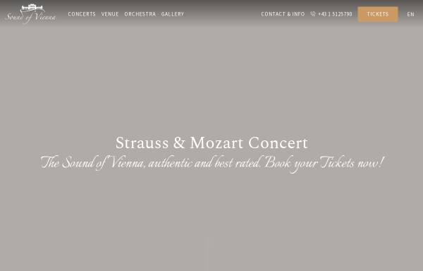 Vorschau von www.soundofvienna.at, Johann Strauss Konzerte