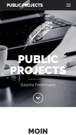 Vorschau der mobilen Webseite www.public-projects.com, Public Projects
