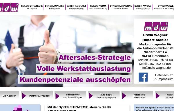 Vorschau von www.mdw-wagner.de, mdw* Agentur für Marketing - Wagner & Wagner