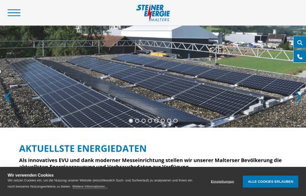 Vorschau von www.se-malters.ch, Steiner Energie AG