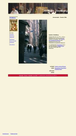 Vorschau der mobilen Webseite www.zum.de, Goethe in Straßburg