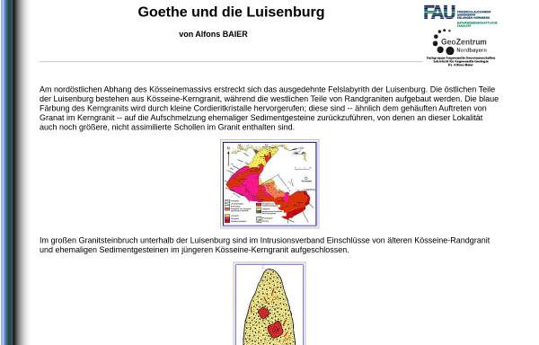Goethe und die Luisenburg