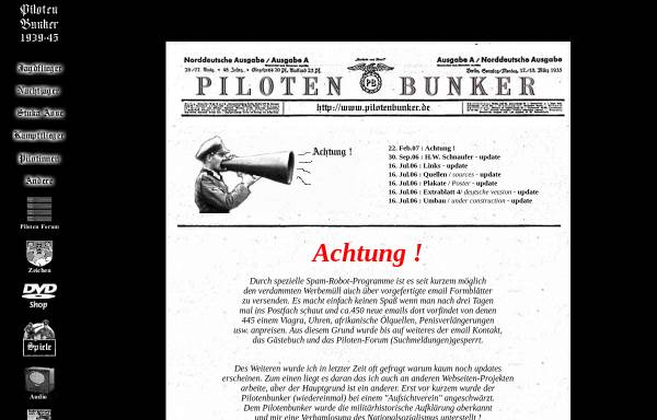 Vorschau von www.pilotenbunker.de, Piloten Bunker