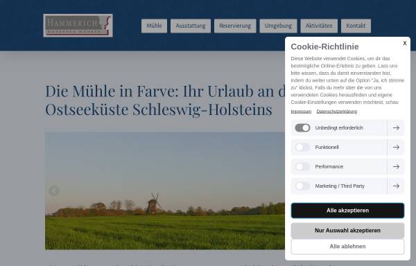 Vorschau von www.muehle-farve.de, Farver Mühle