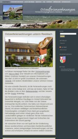 Vorschau der mobilen Webseite www.ostseefewo.de, Ferienwohnung Familie Kläre Schulz
