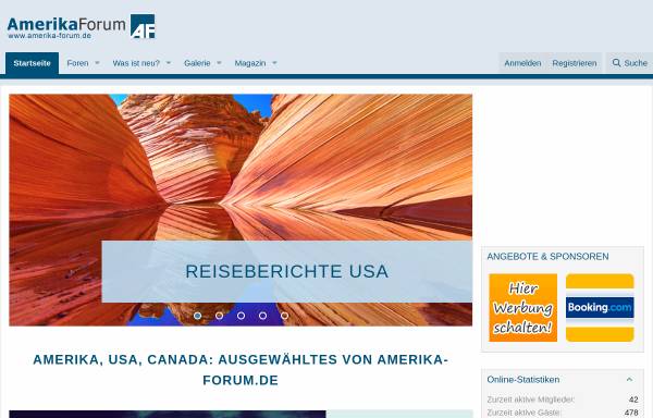 Vorschau von www.amerika-forum.de, Amerika-Forum.de