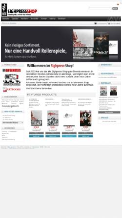 Vorschau der mobilen Webseite www.sighpress.de, Sighpress-Verlag Christian Günther
