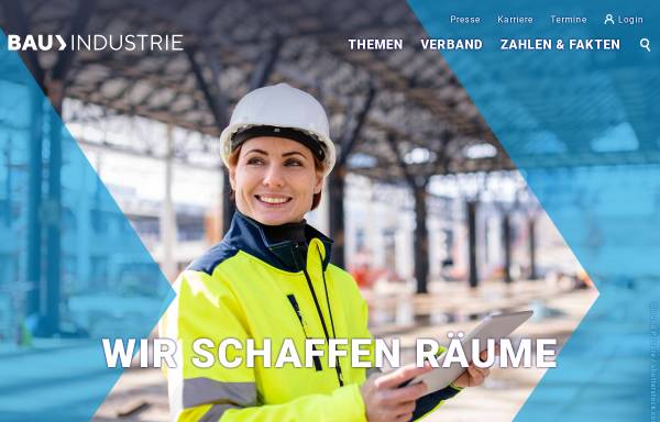 Vorschau von www.bauindustrie.de, Hauptverband der Deutschen Bauindustrie e.V.