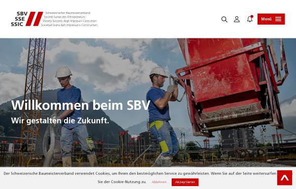 Vorschau von baumeister.swiss, SBV - Schweizerischer Baumeisterverband