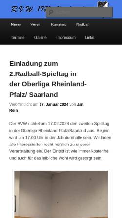 Vorschau der mobilen Webseite www.rvwaltenkessel.de, R.V.W. 1921 Altenkessel