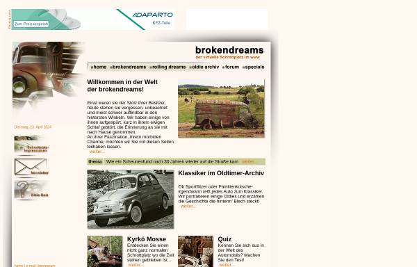 Vorschau von www.brokendreams.de, Brokendreams