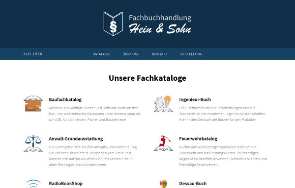Vorschau von www.buch-hein.de, Fachbuchhandlung Hein & Sohn OHG, Funk-Verlag Bernhard Hein e.K.