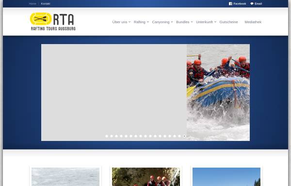 Vorschau von www.raftingcanyoning.com, Rafting Tours Adventures