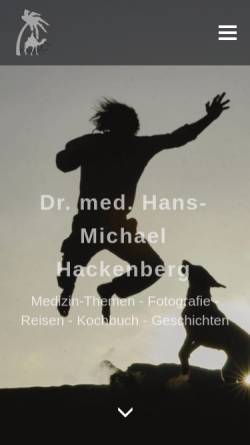 Vorschau der mobilen Webseite www.hackenberg-hm.de, Dr.med. Hans-Michael Hackenberg