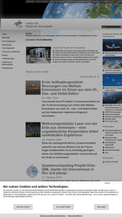 Vorschau der mobilen Webseite www.dlr.de, DLR-Institut für Physik der Atmosphäre