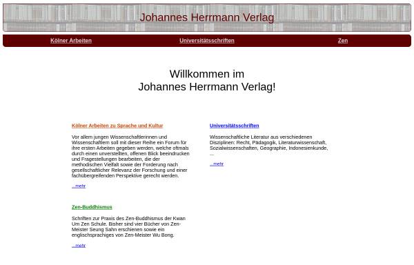 Vorschau von www.johannes-herrmann-verlag.de, Johannes Herrmann Verlag